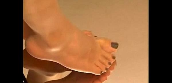  Nylon Feet In Silver Sandals